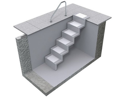 Reku pool treppe - eleganz, 60