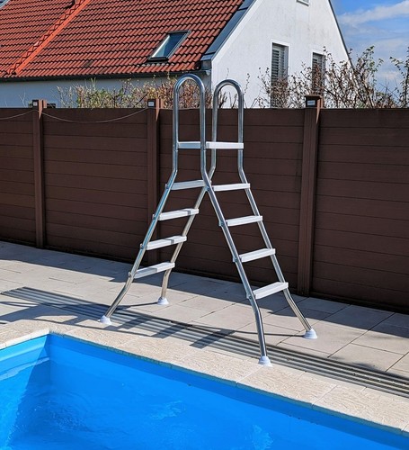 Edelstahl poolleiter caribic - poolleiter,