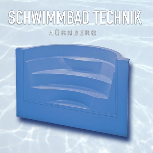 Römertreppe blau pooltreppe - blau,