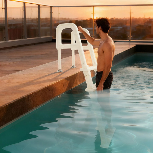 Stufige pool treppe - 5-stufige, pool-treppe