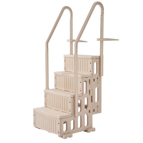 Vevor pooltreppe u12 taupe - vevor, 4